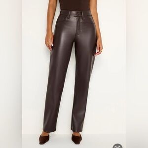 Good Icon Faux Leather Pants  size 6